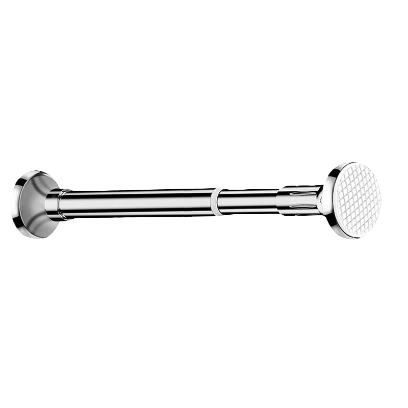 Jingxun Shower Curtain Rod, Extendable Curtain Rod, No Drilling Required, Balcony Clothes Drying Rod, Clothes Hanger, Bathroom Wardrobe Hanging Rack, Clothes Drying Rod, 90-160 Cm
