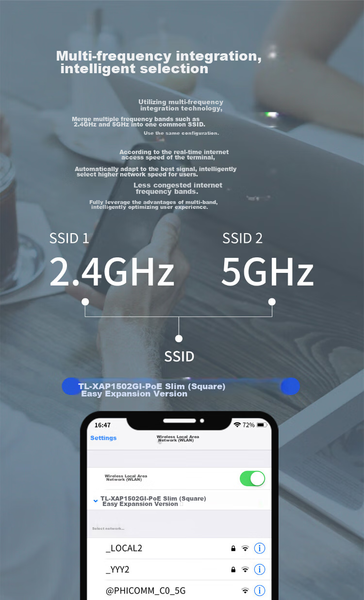 TP-LINK AX1500 Dual-Band Gigabit Whole-House WiFi 6 Panel AP Router, POE Powered AC Managed, TL-XAP1502GI Thin Champagne Gold (Square) Easy Expansion Versio 13