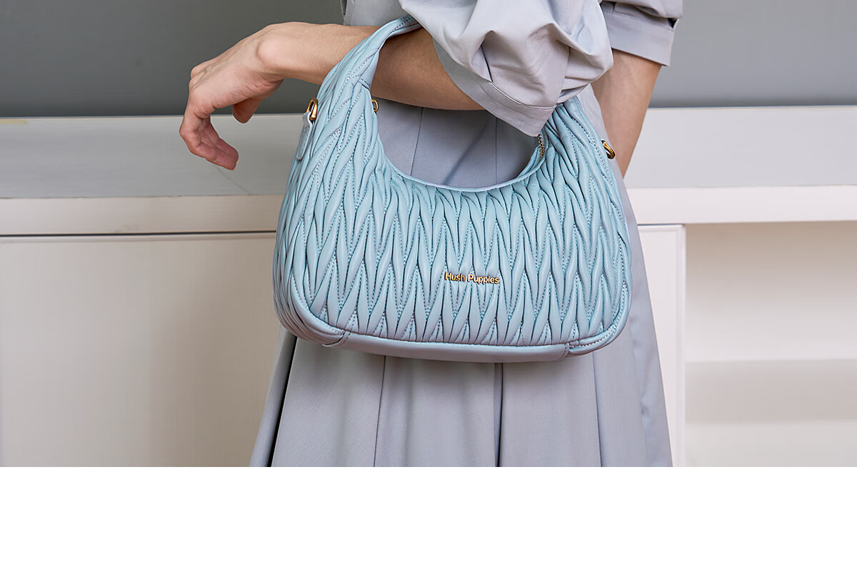 Hush Puppies Women's Candy Color Handbag Modern Fashion Crossbody Crescent Bag Birthday Gift for Girlfriend 10