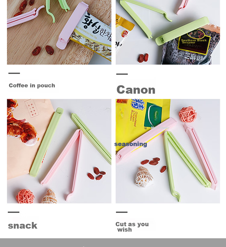 CHAHUA Food Sealing Clips, Food Sealing Clips, Moisture-Proof Clips, Large Size 3, Medium Size 4, Small Size 5, Combination Pack 7