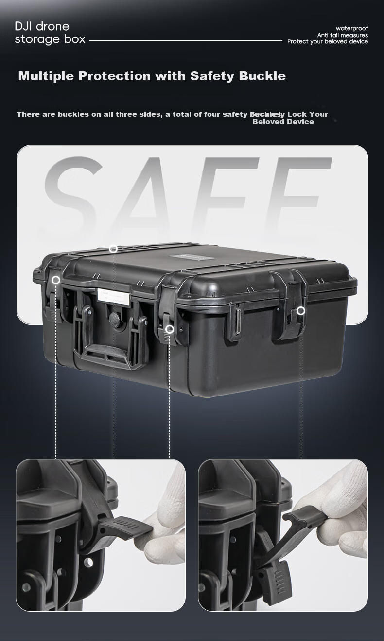 EIRMAI R202 Suitable for DJI Mavic 3/Air3/Yu3 Storage Bag, Drone Backpack Accessory, Hard Shell Shoulder Handheld Case, Waterproof Shockproof Safety Box, Sand Color 7