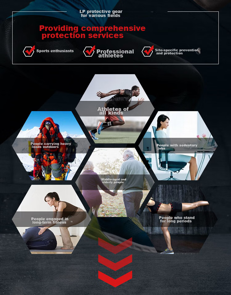 LP 792CN Sports Knee Brace, Badminton Meniscus Double Spring Support, Basketball Hiking Knee Joint Protector 2
