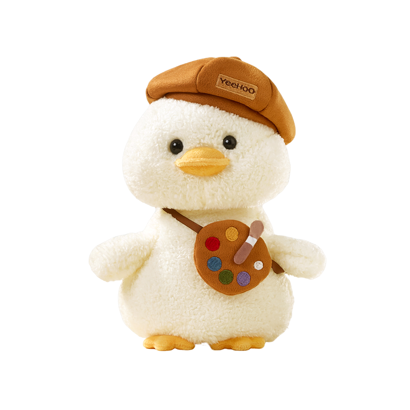 YEEHOO Baby Soothing Plush Toy Infant Safe Teething Newborn Smart Interactive Repeating Duck Gift Doll Tuan Tuan Duck Gift