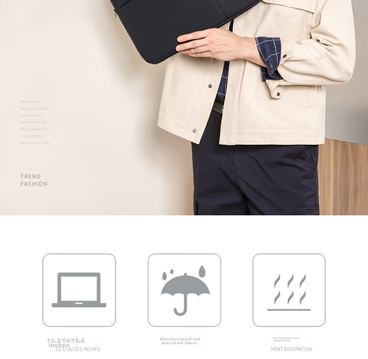 GOLF Laptop Bag 14/15.6 Inch Handheld Briefcase, Men's Shoulder Bag, Notebook Computer Bag, Business Bag 4