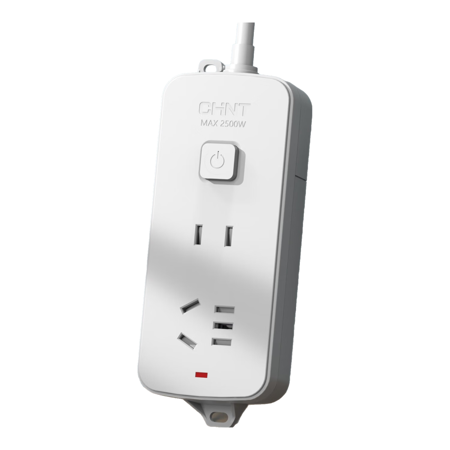 CHNT Master Control Socket/power Strip/outlet Strip/extension Cord 2-Outlet Combination Socket Master Control 1.5 Meters