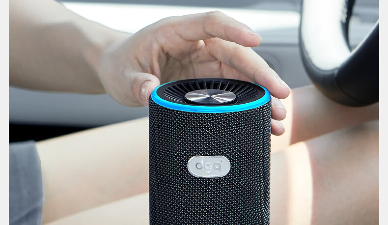 DGQ Car Air Purifier, New Car Formaldehyde And Odor Removal, Car Deodorizer, In-Car Smoke Eliminator, Smart Ozone Control C1 12