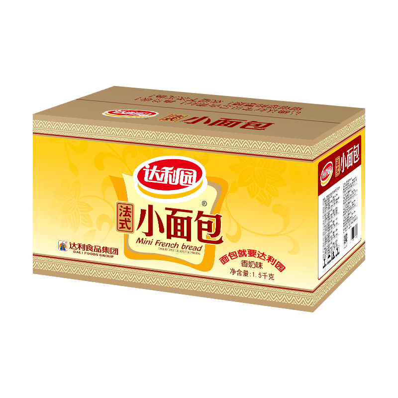 达利园法式小面包香奶味3斤整箱装零食早餐代餐糕点心 新老包装随机发货