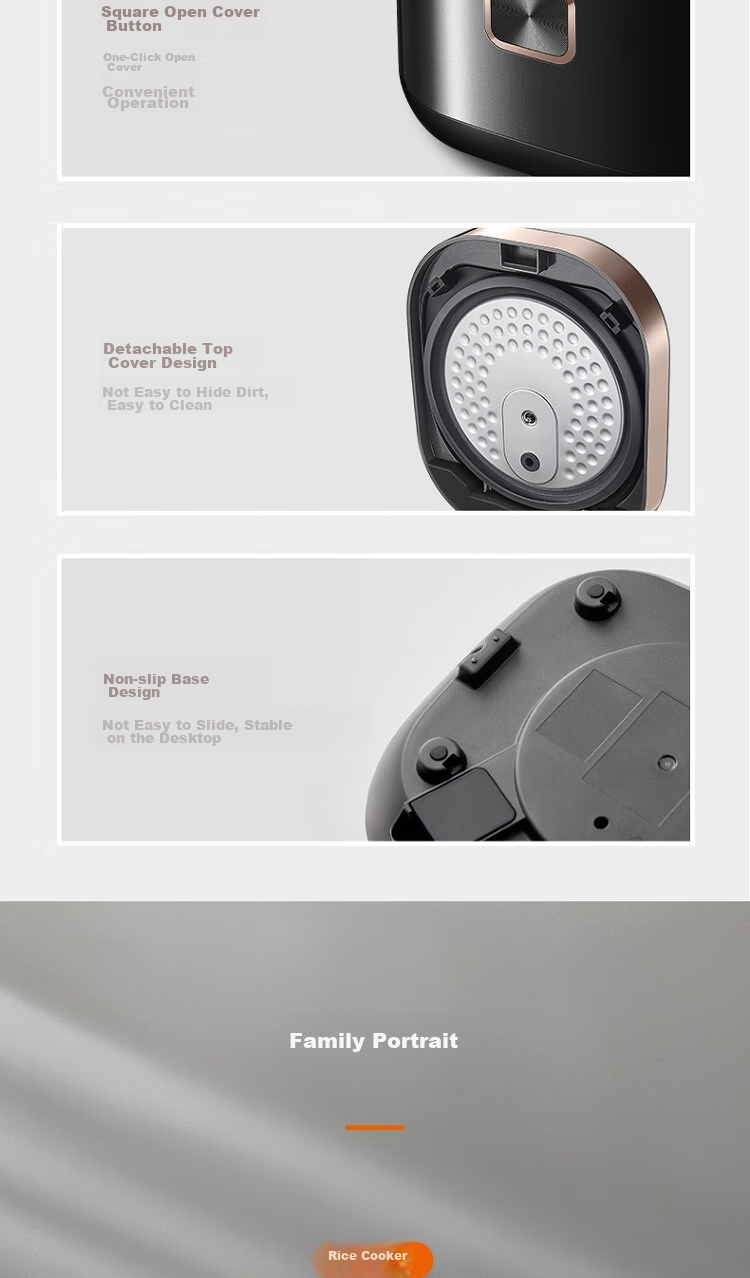 SUPOR ZMD Anxin Series, Touch Control Panel, 9 Functions, Removable Inner Cover, 24-Hour Reservation, Micro-Pressure, Ball Pot Inner Tank, 4L Rice Cooker SF40FC375 13