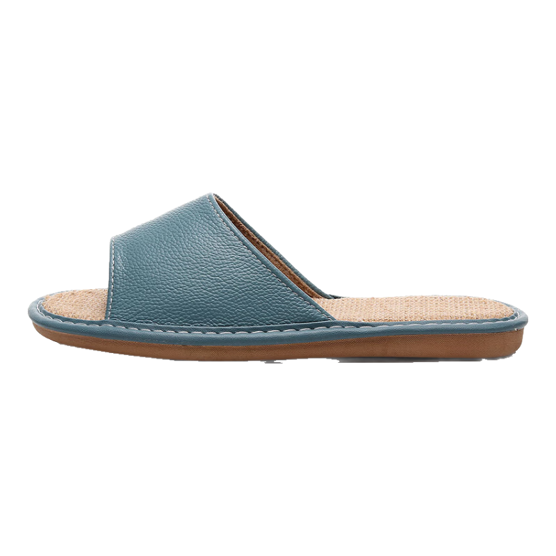 GUOLUOFEI Linen Slippers for Men And Women, All-Season Couple Indoor Non-Slip Cotton Linen Floor Sandals