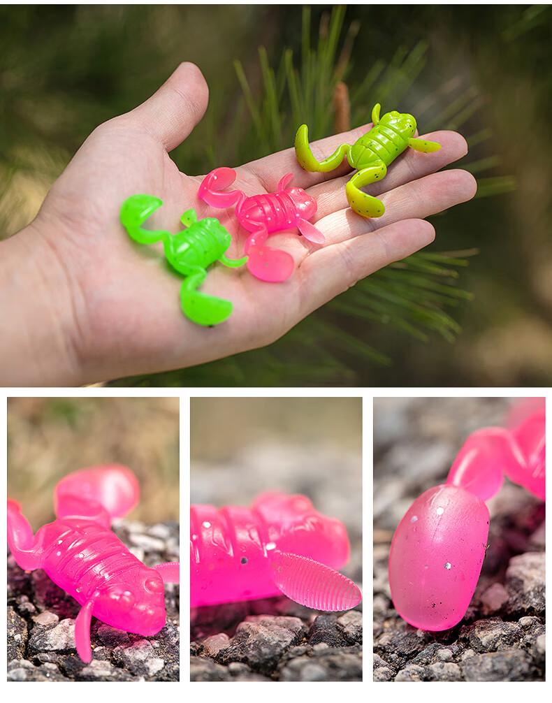 Kemailei Frog Fishing Lure Set, 10g, for Bass And Snakehead Fish, Suitable for Wild Fishing, Artificial Bait, Soft Bait, Leiwang 12