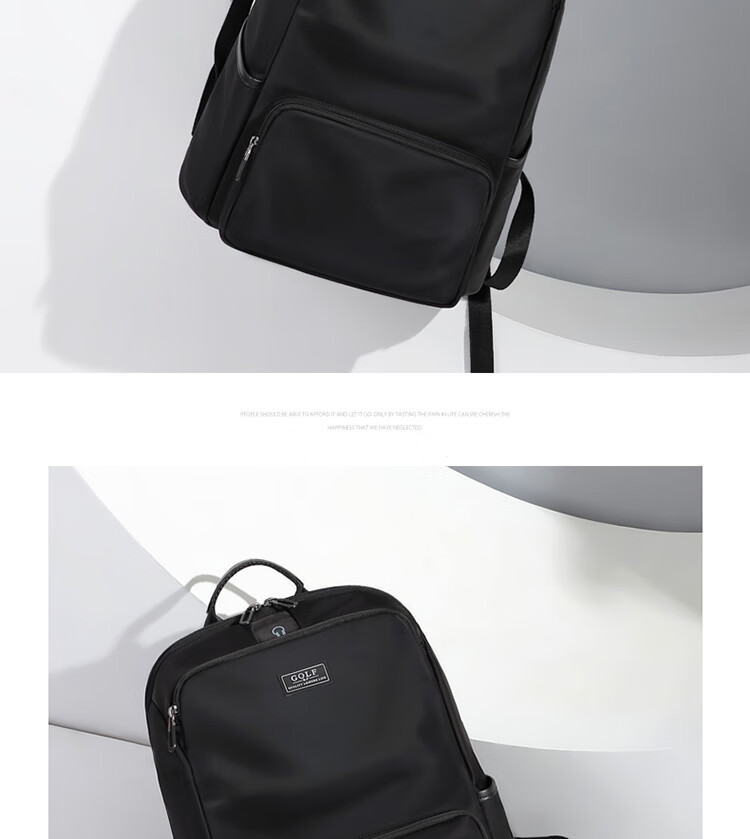GOLF Backpack for Men, Casual 14-Inch Laptop Backpack, Water-Resistant Commuter Travel Backpack for Students And Outings 24