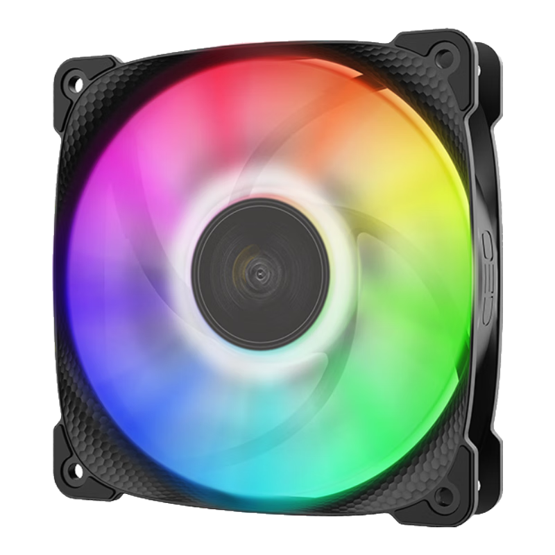 GeometricFuture Case Cooling Fan, Xiaolongshen 2501B/12cm/aRGB, Single Pack