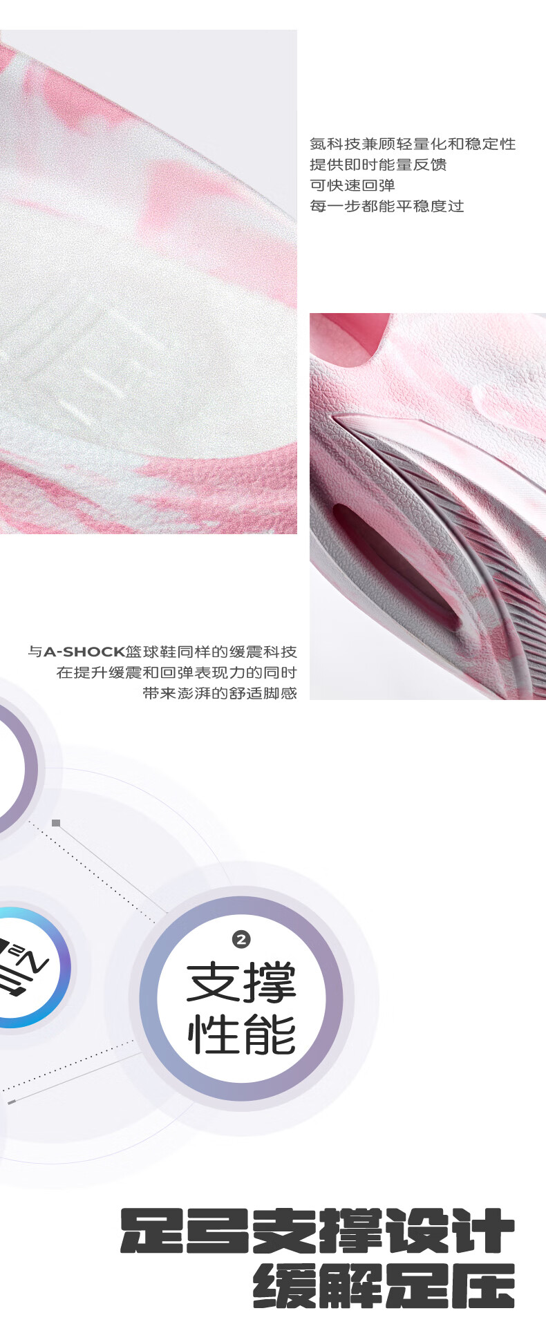 Anta Nitrogen Bubble Slippers Beach Sandals Men's Indoor Lightweight Soft Sole Outdoor Casual Basketball Slides 15