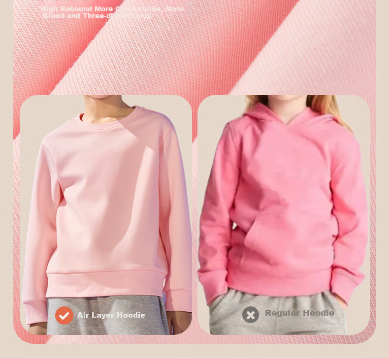 Baleno Girls' Sweatshirt Spring And Autumn Style, Little Girl 2024 Fashionable Stylish Air Layer Round Neck Pullover Children's Autumn Top 7