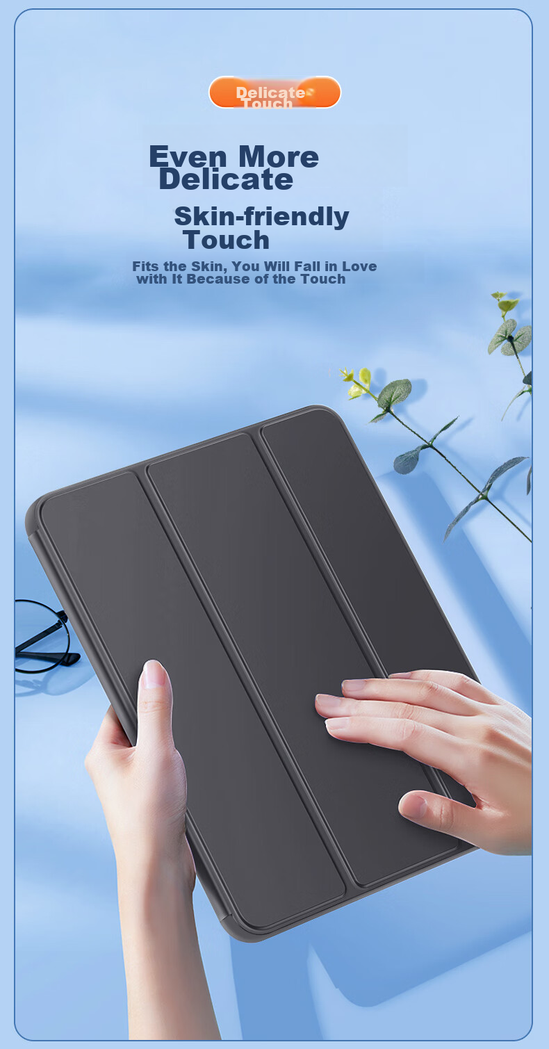 Kulefeng Huawei MatePad Mini 8.8-Inch 2025 Protective Case, Huawei Tablet Five Ultra-Thin Full Protection Shockproof Flip Cover, Tri-Fold Smart Leather Case Outer Shell 10
