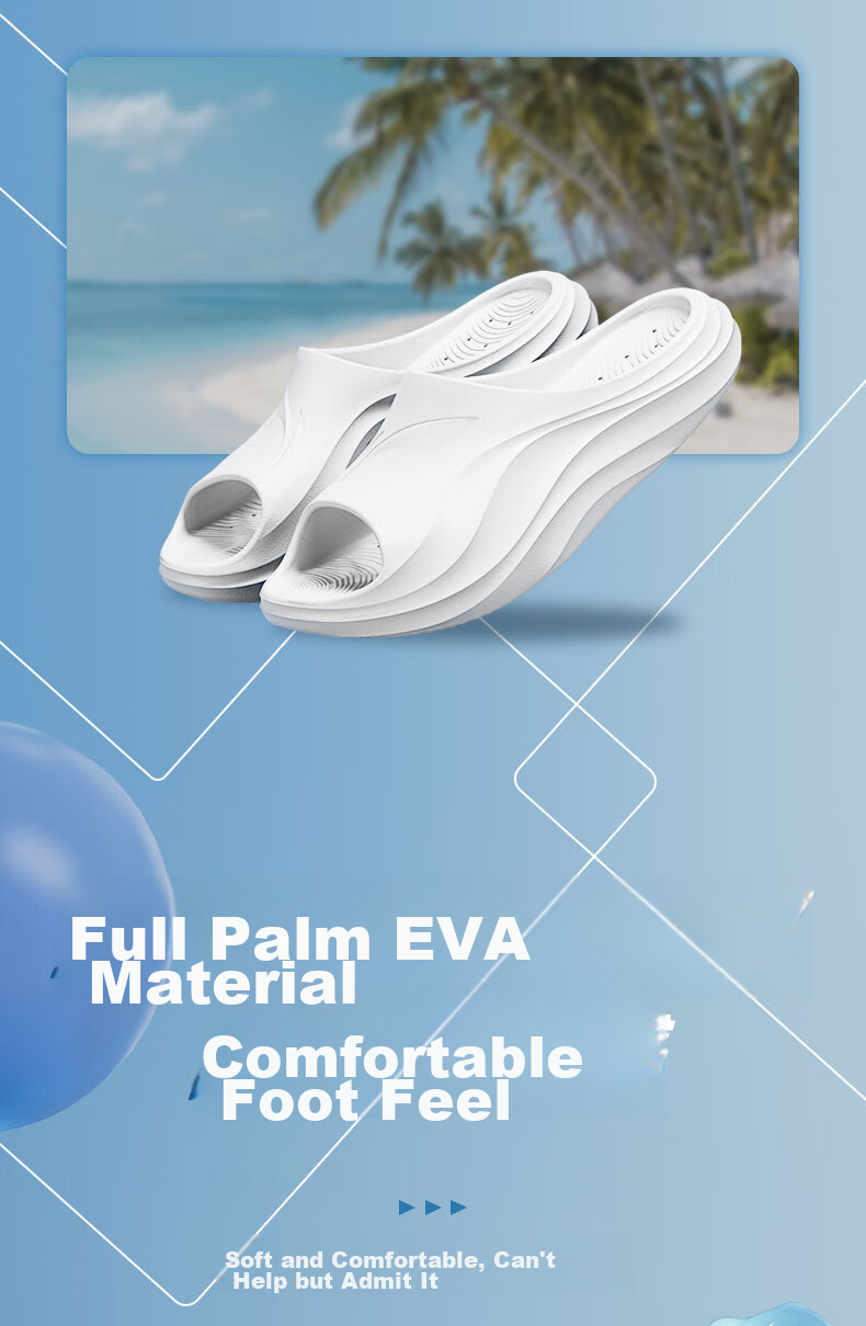 Li-Ning Sports Slippers for Men And Women, All-Season Couple's Slide Sandals, Home Bath Beach Non-Slip Odor-Resistant Outdoor Slippers 3