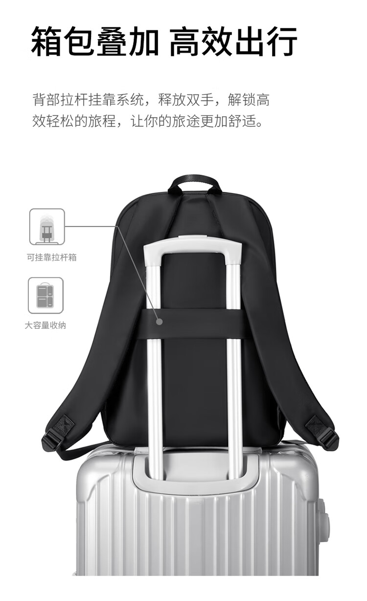 GOLF Backpack for Men, Travel Backpack 15.6/16 Inch Laptop Bag, Water-Resistant Casual Business Travel Bag for Students 9