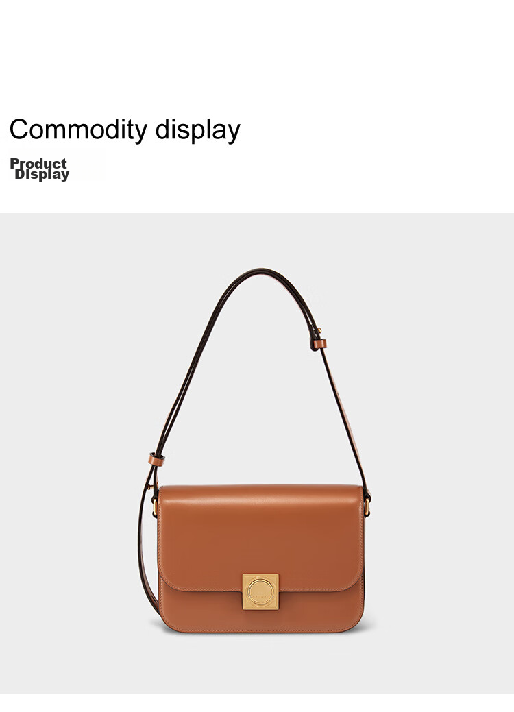 DISSONA Leather Tofu Bag, Single Shoulder Crossbody Bag, Small Square Handbag for Women, Black 8