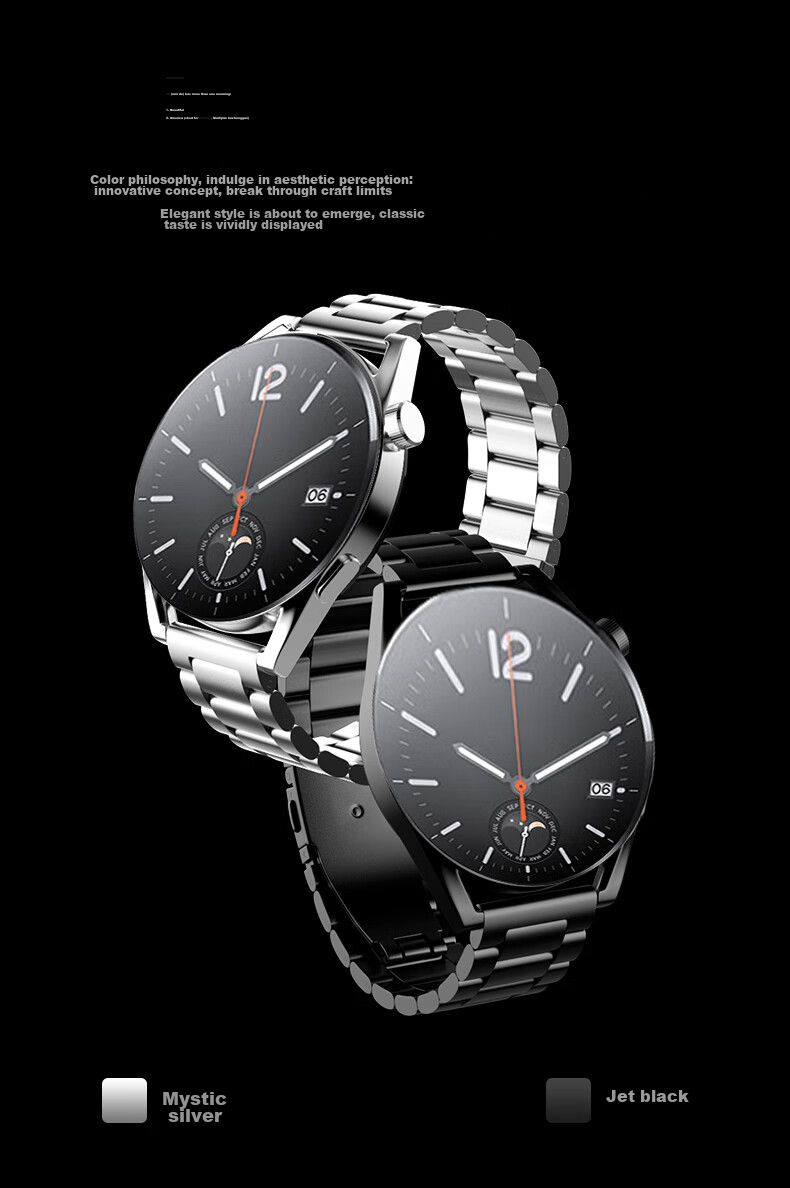 Canghua Compatible with Xiaomi Watch S5 Strap, Suitable for Xiaomi Watch 5/S4/S4Sport/S3/S2/S1/S1Pro/Color Smartwatch, Three-Strand Steel Metal Stainless Steel Wristband 5