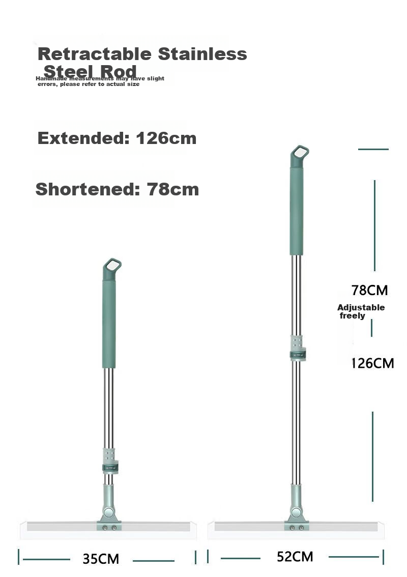 Aizhengli Magic Broom, Bathroom Squeegee, Water Sweeping Floor Scraper, Household Magic Mop, Silicone Broom, 40CM Floor Cleaning Tool 9