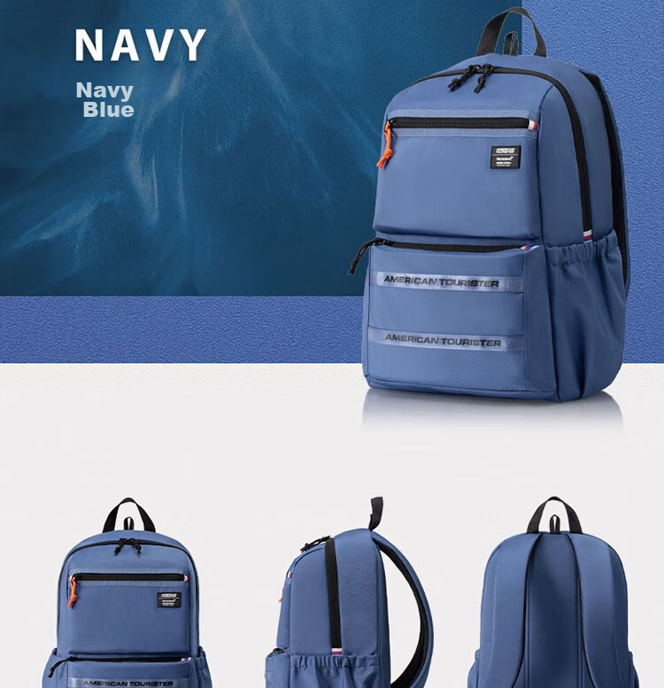 AMERICAN TOURISTER Backpack for Middle And High School Students, Boys And Girls, Large Capacity Laptop Bag, Stylish Design NJ8*001 10