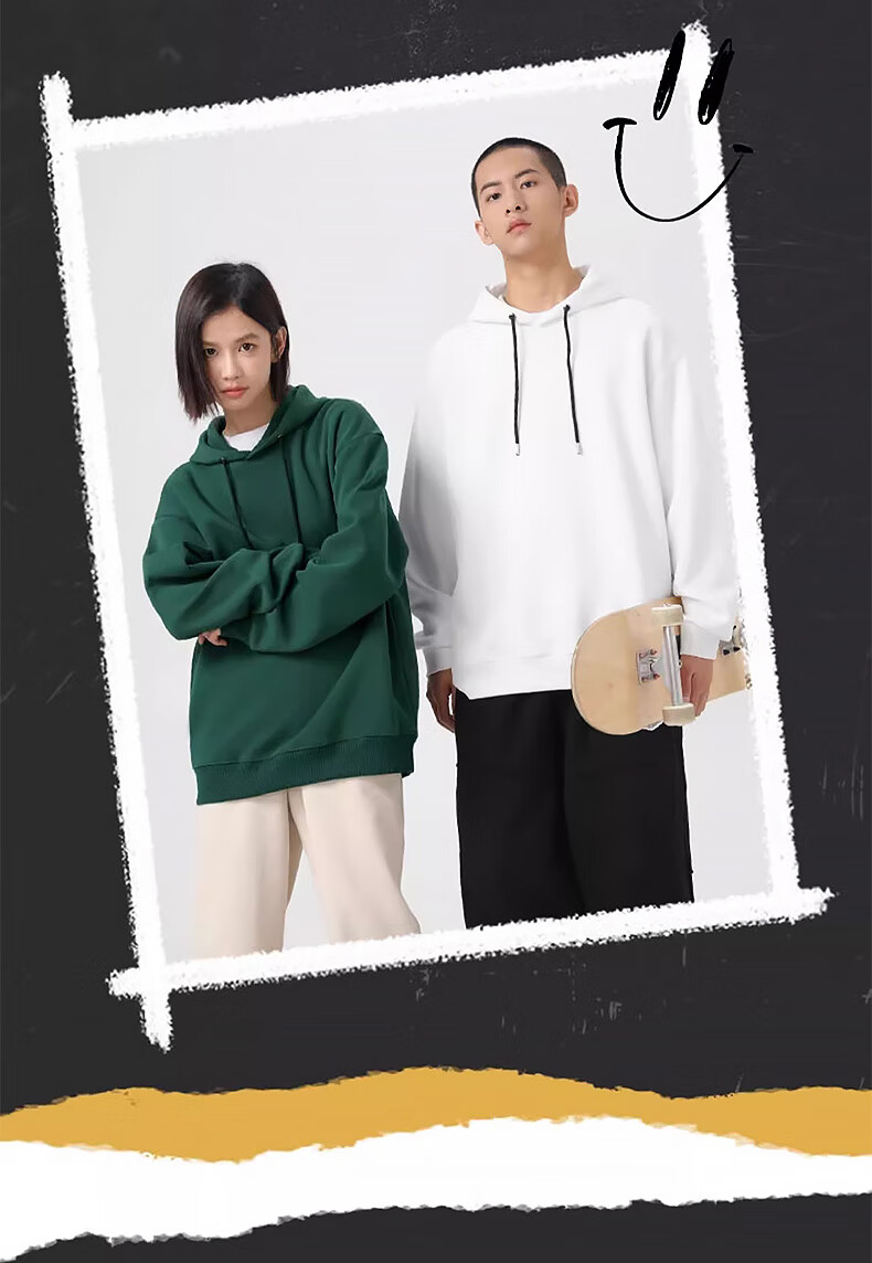 Warrior Sweatshirt for Men, Spring And Autumn New Style Cotton Sports Top, Loose Casual Heavy Hooded Jacket for Men, Light Beige, Size M 1