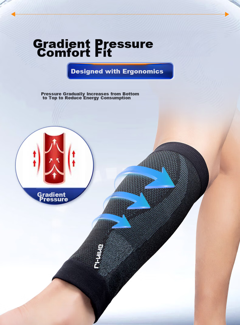 Li-Ning Calf Sleeves for Men And Women, Sports Ankle Guards for Basketball, Running Protection, Fitness Cycling Compression Leg Sleeves 5