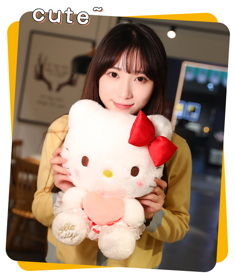 Imiwa Official Hello Kitty Plush Doll Soft KT Cat Toy Gift for Girls Christmas Birthday Present 9