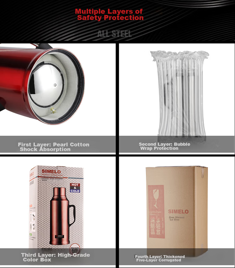 SIMELO Insulated Bottle, Large Capacity Glass Liner Thermos Flask, Warm Water Bottle for Home And Dormitory Use, Hot Water Bottle, 3.2L Natural Color 20