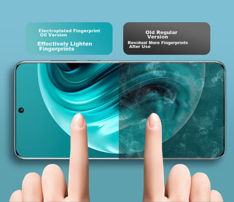 LLUNC [2-Pack] Tempered Glass Screen Protector for Huawei Enjoy 70 Pro, Full Coverage Ultra-Thin All-Glass Protective Film, Shatterproof Anti-Fingerprint Screen Film 7