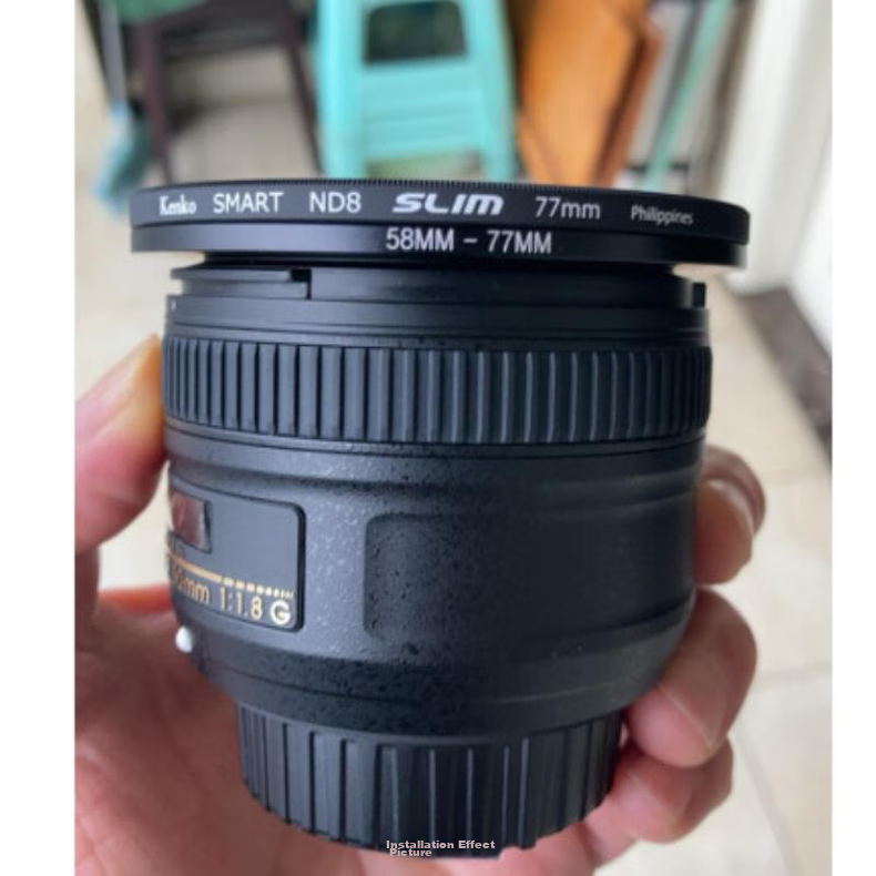 Kase 62 Lens Adapter, 82mm Filter Thread Adapter Ring, Small Aperture Lens Conversion to Large Aperture Filter, Multi-Purpose Lens Adapter, Lens Filter Ring 7