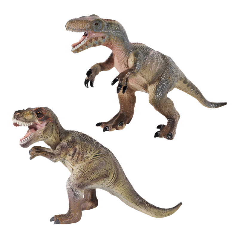 Babamama Children's Dinosaur Toys, Dinosaur Models, Dinosaur World Jurassic Tyrannosaurus Rex Set, Baby Animal Realistic Models