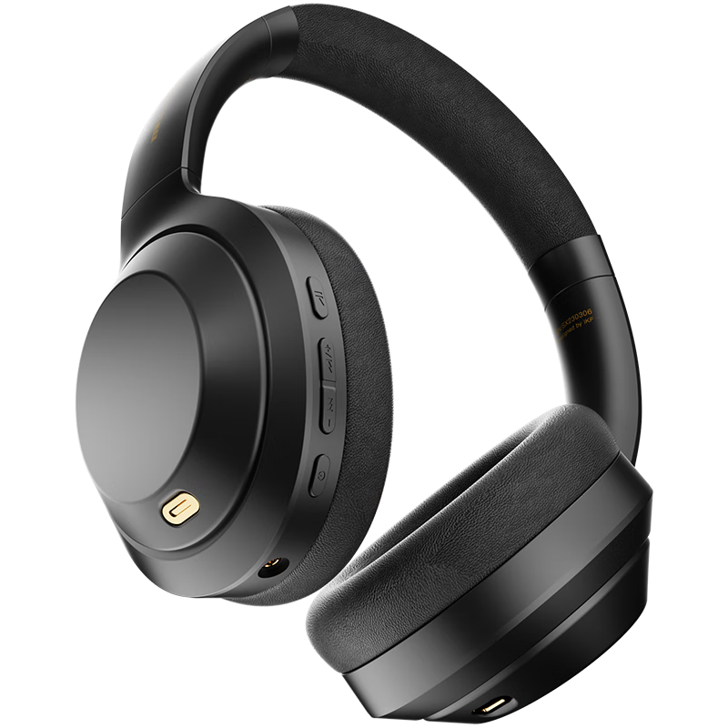 IKF T1 Max Active Noise Cancelling Over-Ear Wireless Bluetooth Headphones 2026 New Bluetooth 6.0 Long Battery Life Wired & Wireless Gaming Low Latency E-Sports Headset Athens Black