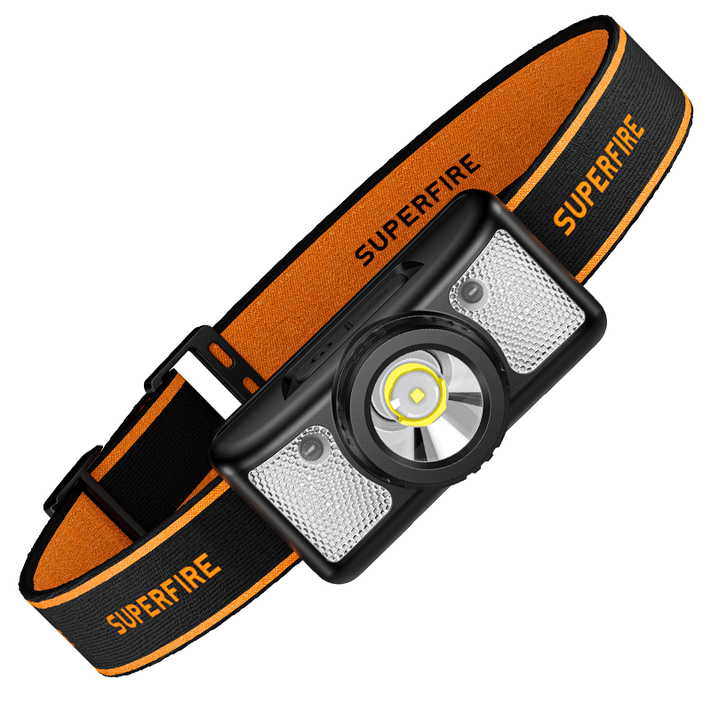 SupFire Headlamp: High Brightness, Long Battery Life, Lithium Battery, Outdoor Work Light, Waterproof, Motion-Sensing, Head-Mounted Illumination, Fishing Lamp