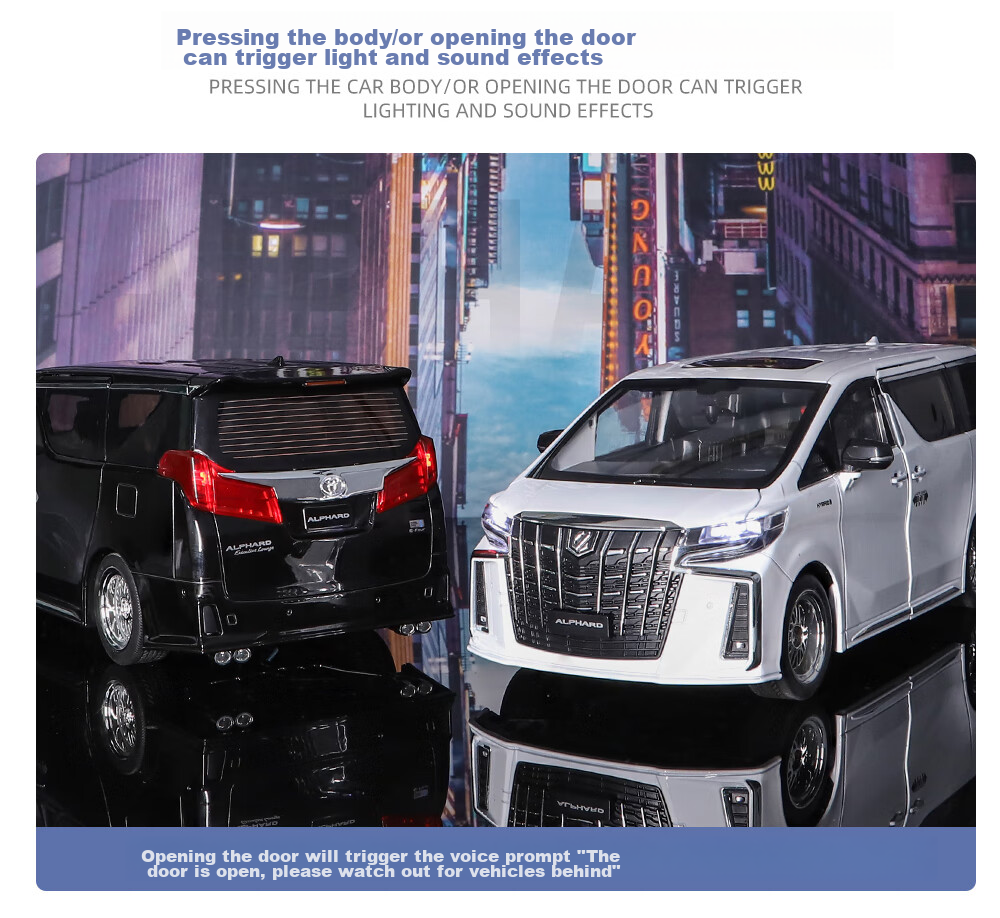 Heimanba Erfa Black 1:18 Business Car Model, Realistic Alloy Children's Toy Car, Model Toy Decoration, Toy Vehicle 17