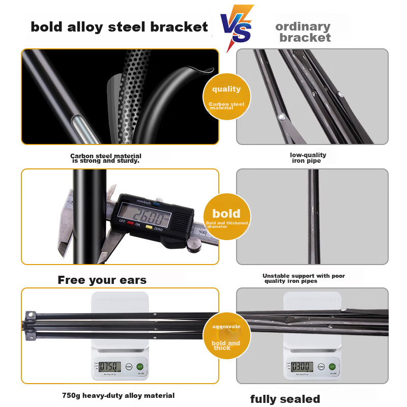LATZZ 2.7*3 Meter Live Streaming Photography Backdrop Stand, Green Screen Stand, Green Screen Cloth, Chroma Key Photo Background Cloth Stand, Portrait ID Photo Shooting, Thickened Portable Telescopic Gantry Background Stand