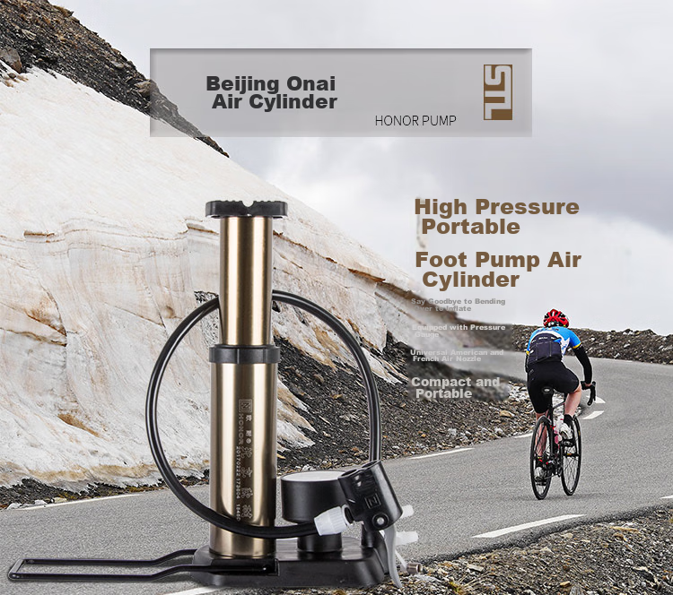 HONOR N HON-1845D Portable Foot-Operated Pump for Mountain Bikes, Bicycles, And Electric Bicycles 2