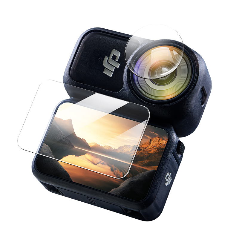 Llano DJI Osmo Nano Tempered Glass Screen Protector Lens Film Set Sports Camera Tempered Glass Anti-Scratch Wear-Resistant HD Accessories