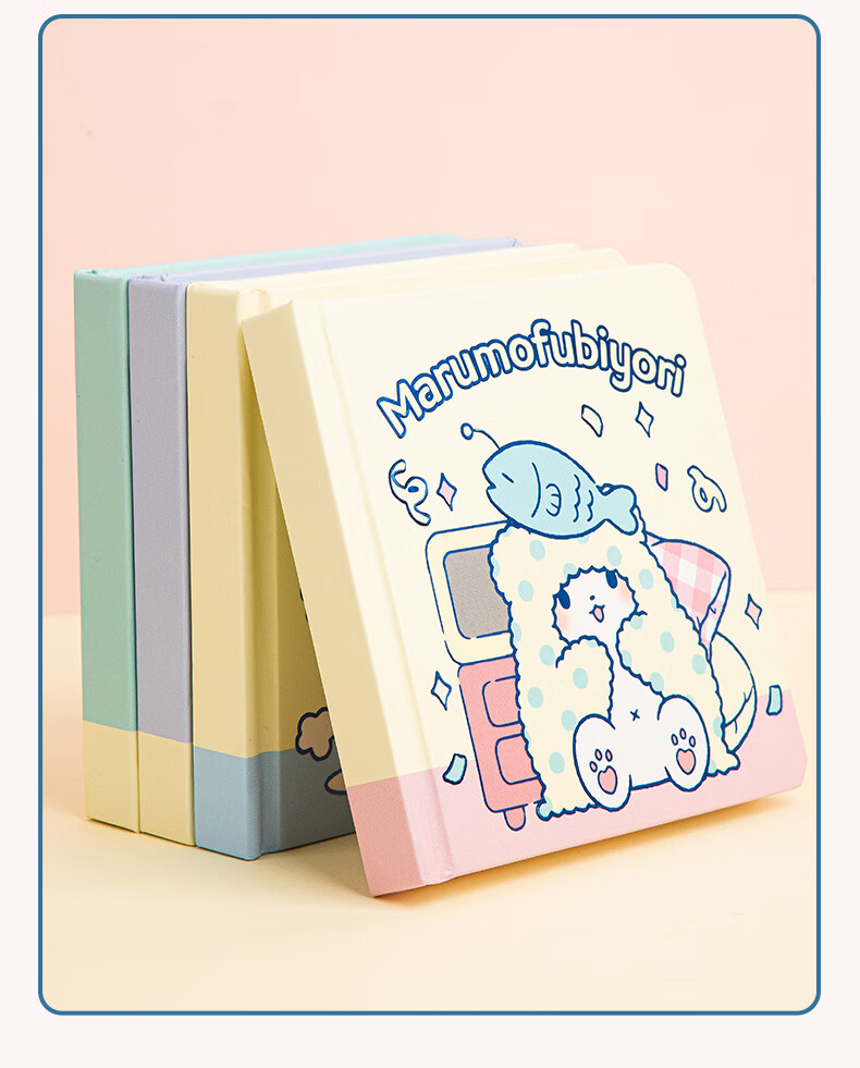 GuangBo X Sanrio Plush Bear Series Square Pocket Notebook, Journal, Diary, 98*98mm/80 Sheets Mixed Colors SL941017 8