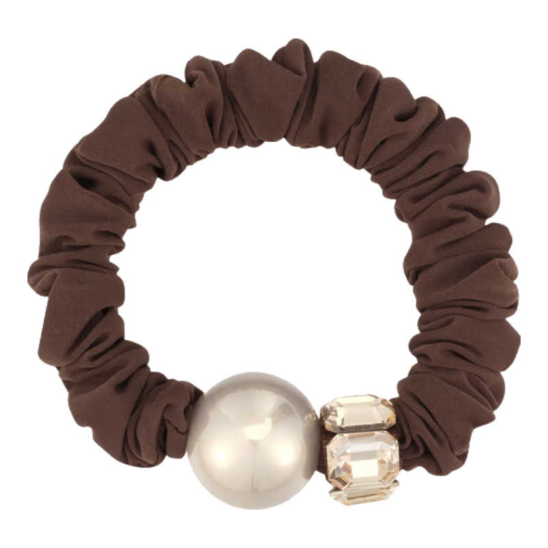 AJIDOU Spring New Simple Casual Imitation Pearl Rhinestone Hair Tie Gift for Girlfriend Wife New Year's Day