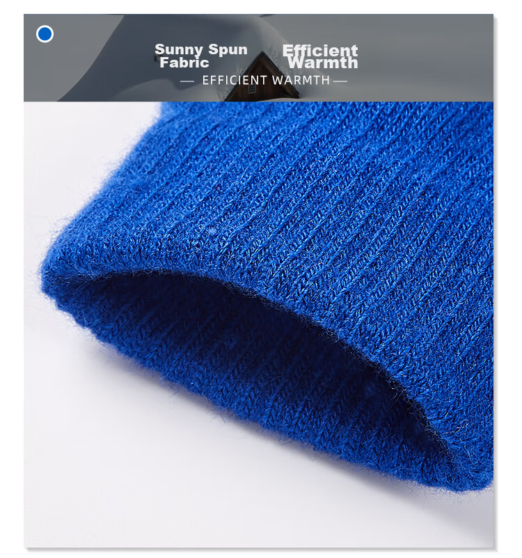 JOMA Warm Gloves for Men, Women And Children, Autumn And Winter Knitted Running Cycling Frisbee Touchscreen Gloves, Royal Blue, Children's 17cm 6