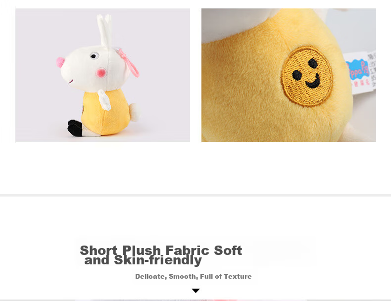 Xiaozhupeiqi Toy Plush Doll, Little Lamb Suzi Stuffed Animal, Children's Backpack Pendant, Birthday Gift for Kids over Three Years Old 9