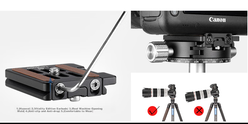 Leofoto Gimbal, Dual Panoramic 360-Degree Clamp, Photography And Videography, Mirrorless And DSLR Camera, Lightweight And Stable Professional Spherical Gimbal, LH-36R 5