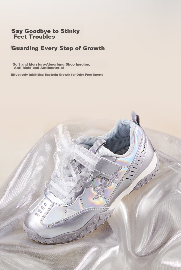 BALABALA Children's Shoes Girls' Sports Shoes for Autumn 2025 Ballet-Style Dad Shoes Lace Fashion 208325140010 6
