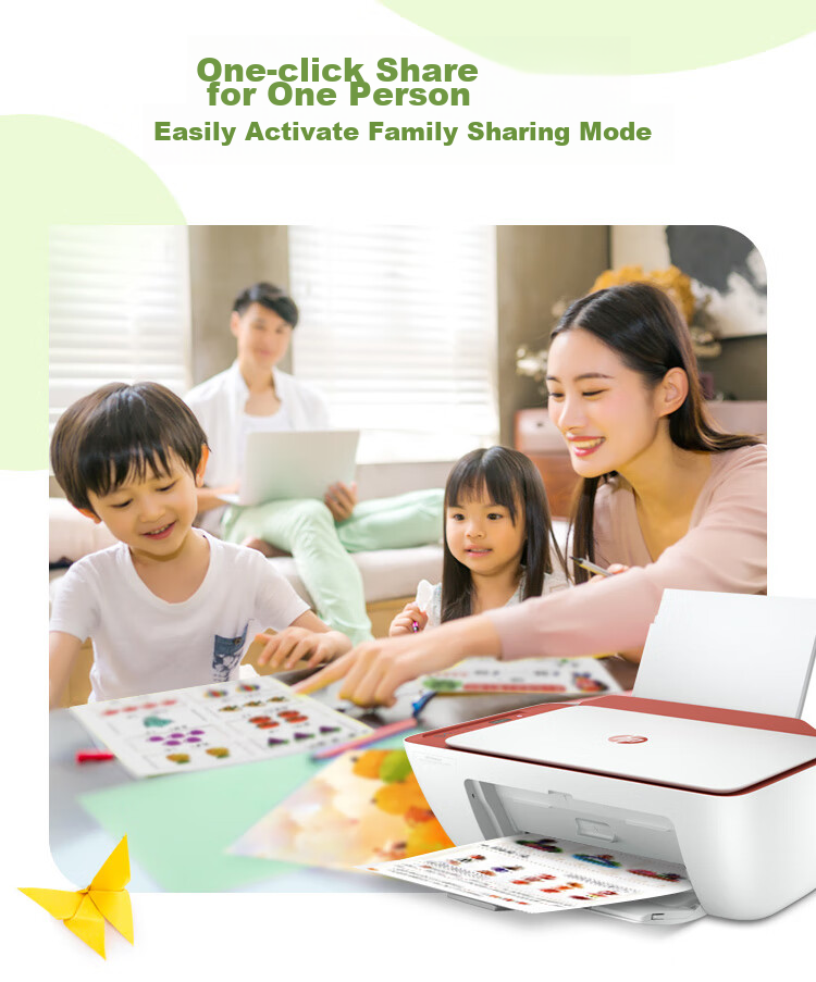 HP 2386 Color Home Inkjet Printer Smart Print Combo Photo Printing Copying Scanning Small Task Student Practice Error Correction Upgrade 2330 10