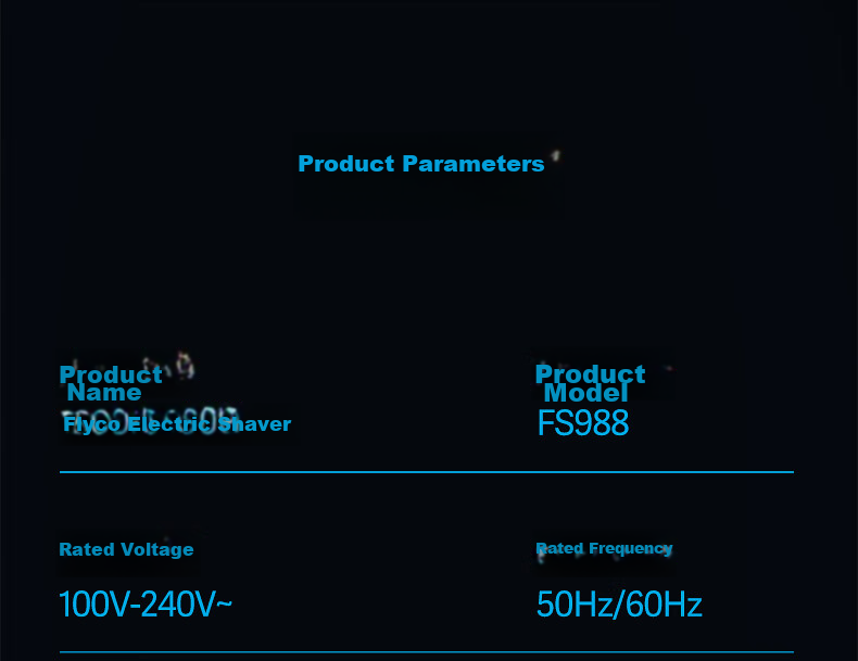 FLYCO [Recommended by Wang Yibo] Men's Electric Shaver FS988 Birthday And Holiday Gift for Boyfriend, Father, Or Dad 31