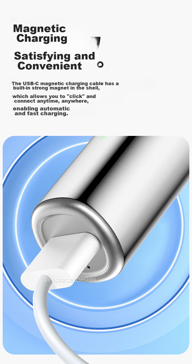 Chaofan Compatible with Laifen Electric Toothbrush Charging Cable, USB-A Magnetic Charging Cable, Laifen Next Generation Vibration Scanning Toothbrush Power Adapter Cable, Power Cord 5