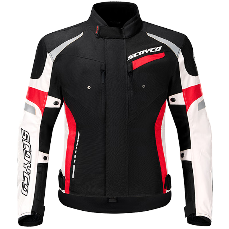 SCOYCO Motorcycle Riding Suit, Racing-Style Protective Gear, Anti-Fall, Windproof, Wear-Resistant, Specialized Equipment for Men, All Seasons