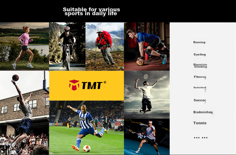 TMT Knee Brace for Sports, Warmth, Men And Women, Cold Legs, Running, Meniscus Injury, Arthritis, Specialized for Hiking, Basketball, Badminto 4