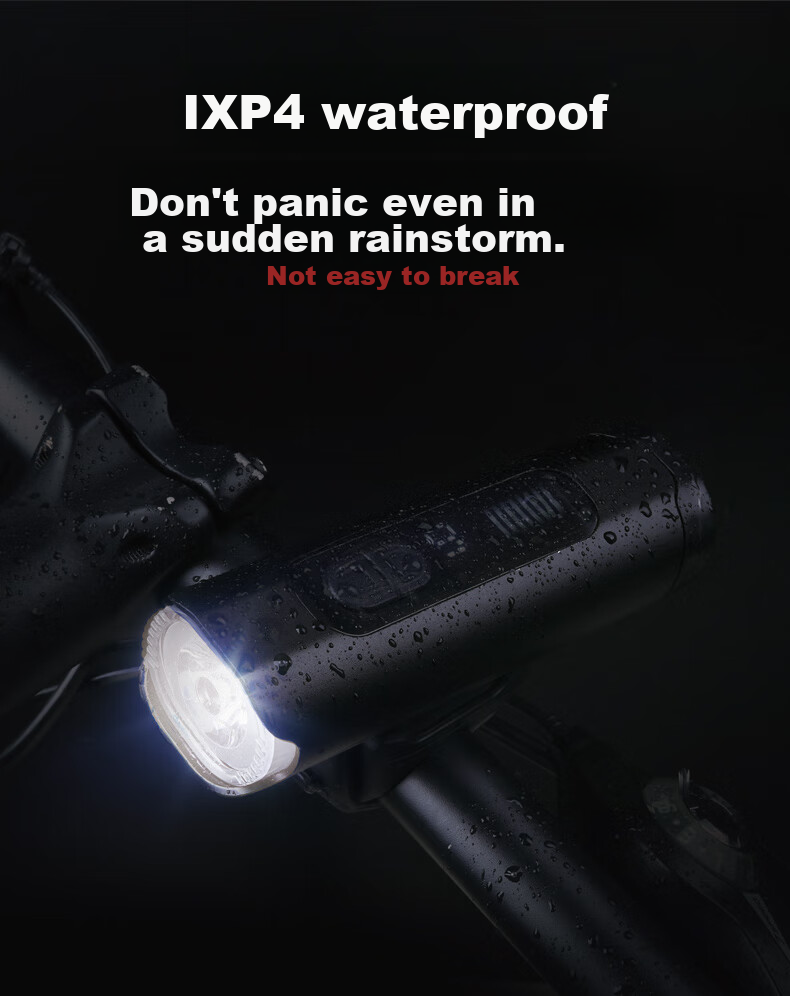 Addview Bicycle Light, Cycling Light, High-Intensity Flashlight, Rechargeable, Waterproof, Cycling Equipment 11